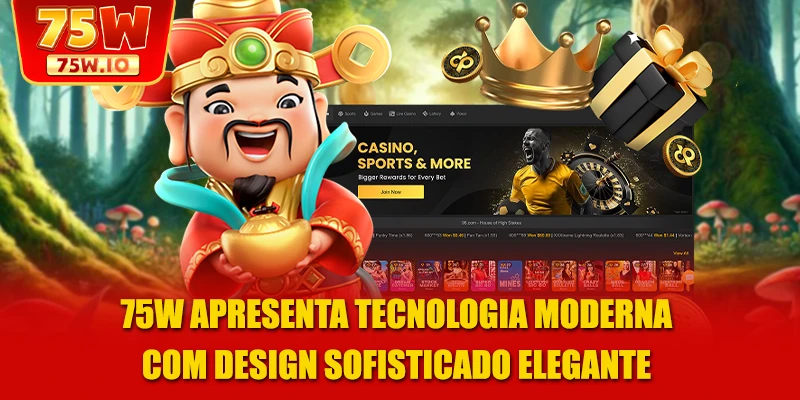 75W apresenta tecnologia moderna com design sofisticado elegante