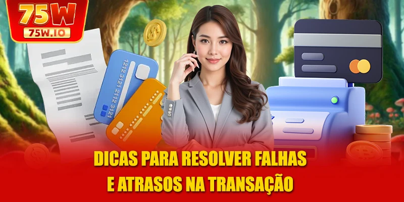 Dicas para resolver falhas e atrasos na transação