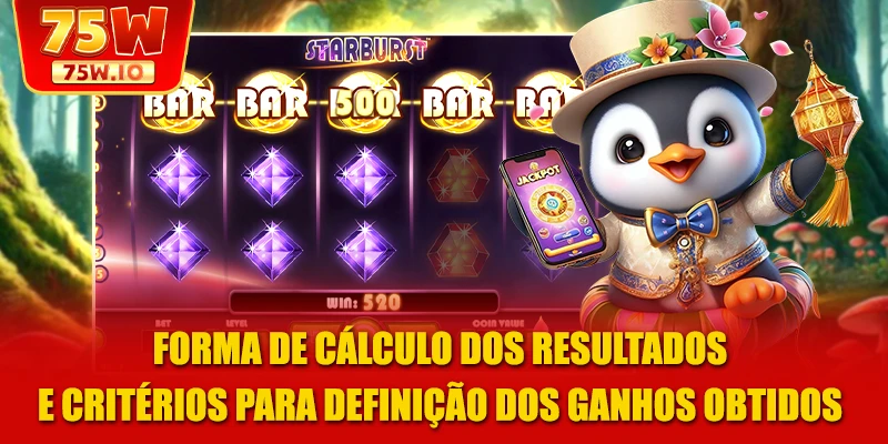 Forma de cálculo dos resultados e critérios para definição dos ganhos obtidos